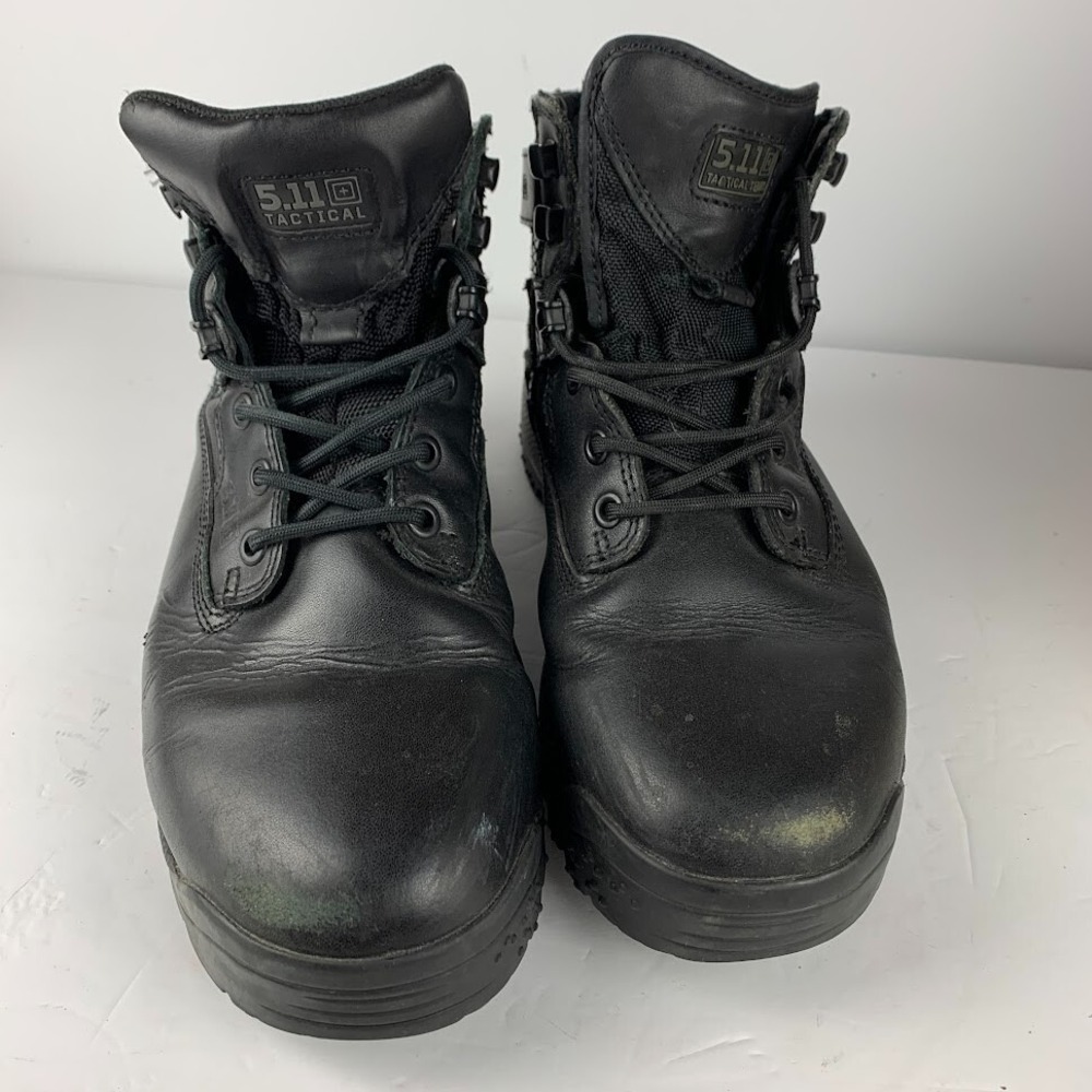 5.11 Tactical Men's ATAC 6" Boots Black LEFT 10 RIGHT 10.5 *TWO DIFFERENT SIZES*